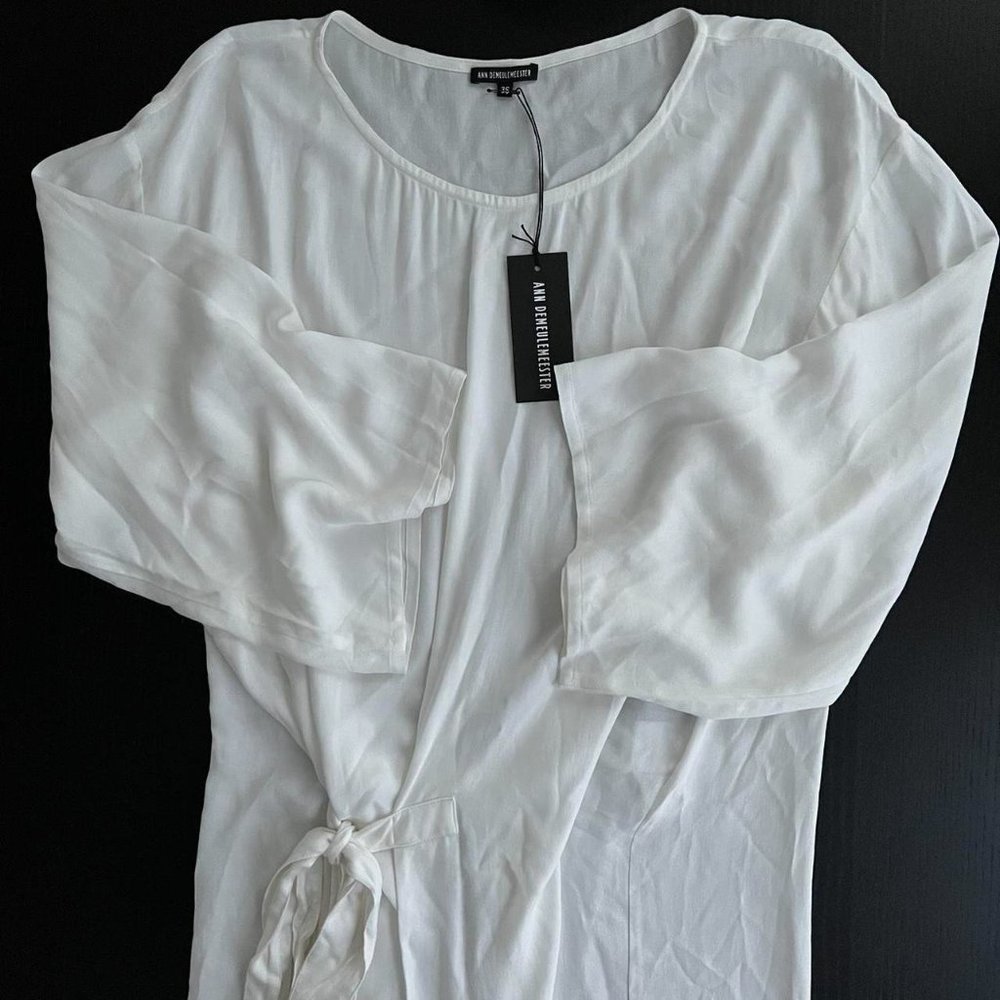 Ann Demeulemmester White Infinity Dress